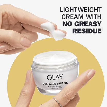 Olay Regenerist Collagen Peptide 24 Face Moisturizer, Fragrance-Free, 1.7 oz