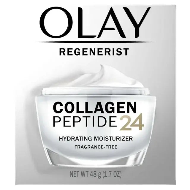 Olay Regenerist Collagen Peptide 24 Face Moisturizer, Fragrance-Free, 1.7 oz